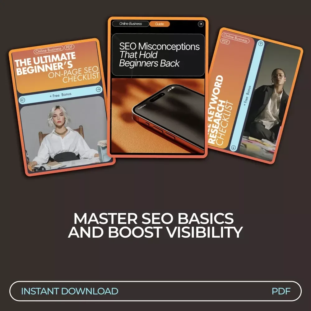 SEO Foundations Bundle: 5-in-1 Guide, eBooks & Checklists for Beginners