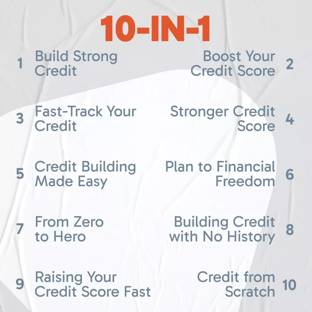 Smart Credit History Builder Toolkit | 10-in-1 Guide on how to build credit Fast