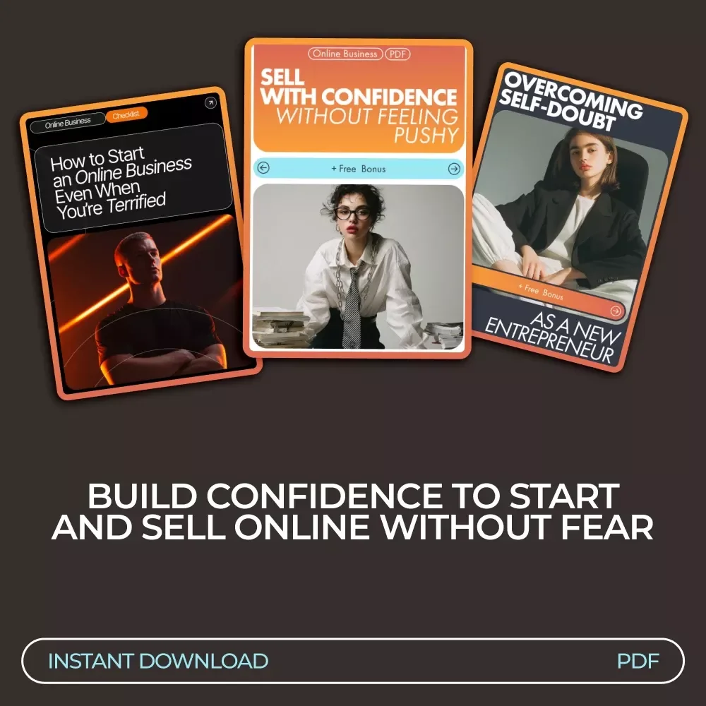 Online Business Confidence Kickstart Bundle | How to Start an Online Business When You're Scared