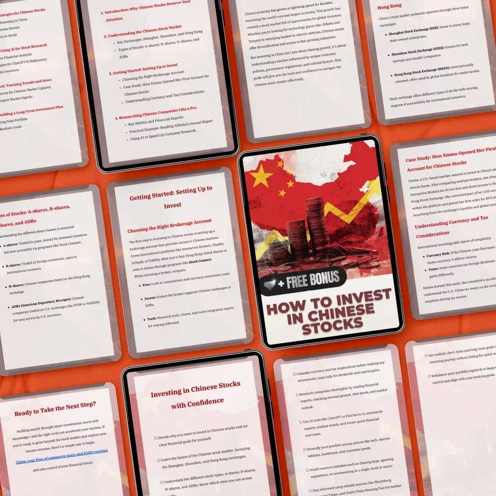 China Equity Investing Bundle: How to Invest in Chinese Stocks (3-in-1 Guide Pack)