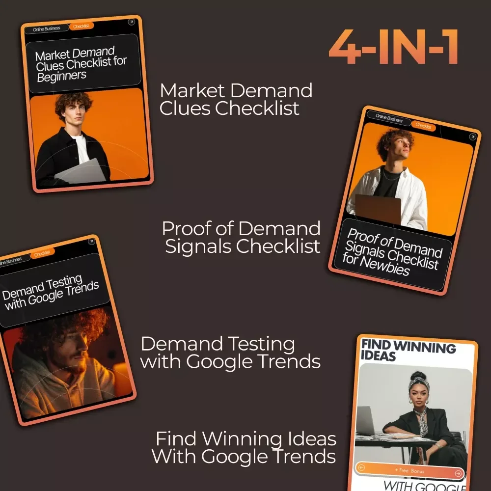Google Trends Research Pack for Demand Testing: 4-in-1 Bundle for Winning Ideas & Market Insights