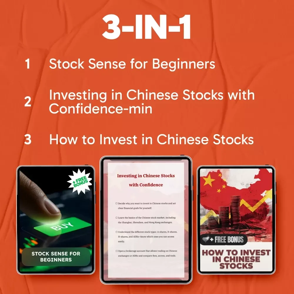 China Equity Investing Bundle: How to Invest in Chinese Stocks (3-in-1 Guide Pack)