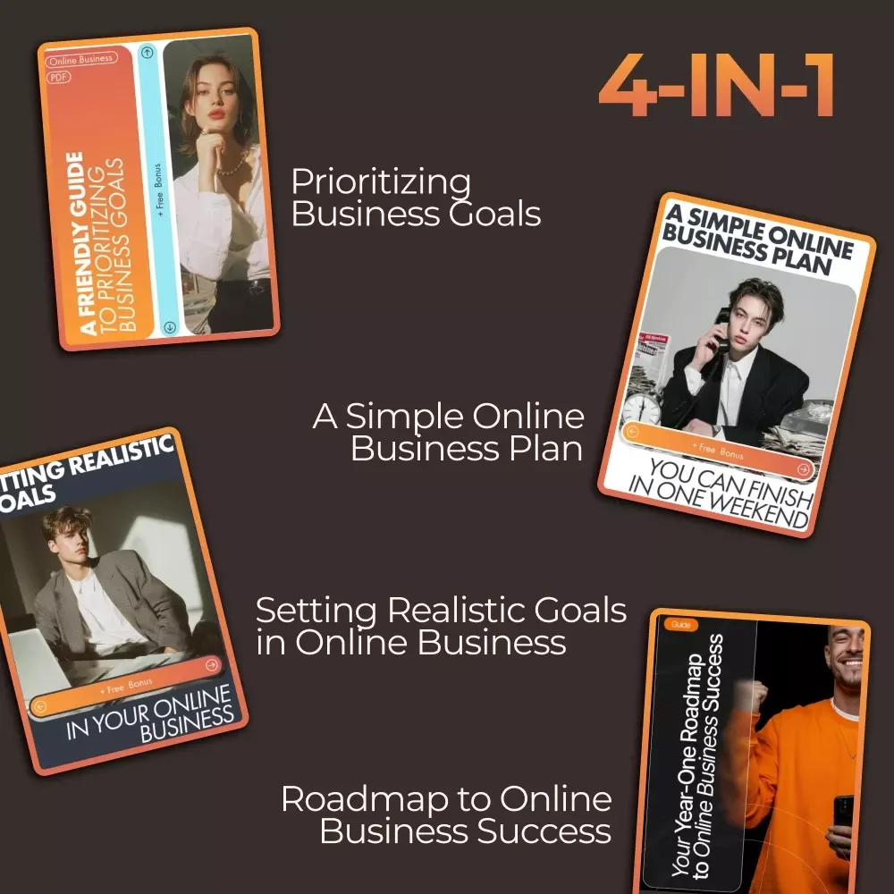 The First-Year Business Growth Toolkit: 4-in-1 Bundle to Achieve Online Business Goals
