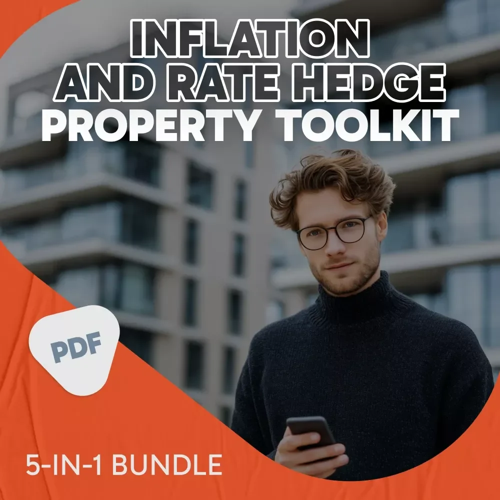 Inflation and Rate Hedge Property Toolkit | 5-in-1 Guide on how to hedge real estate
