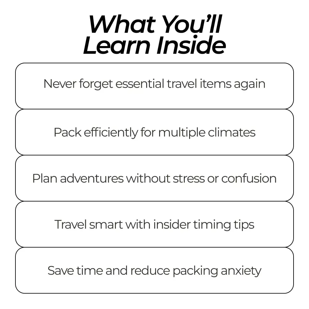 A Packing Mastery Bundle for Southeast Asia – Packing List for Southeast Asia