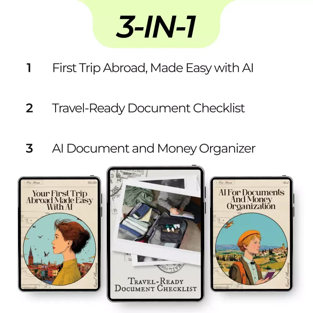 Your Stress-Free Travel Document Bundle – Document Checklist Before You Travel
