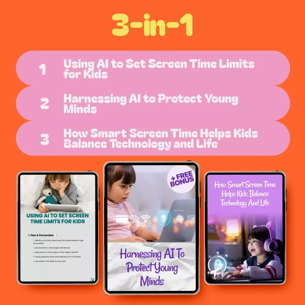 AI Bundle to Support Healthy Tech Habits: Screen Time Limits & Kid Protection Guides