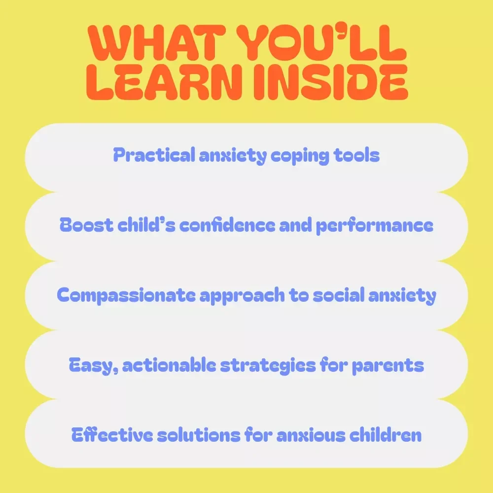 Calm Parent System for Childhood Anxiety - 3 in 1 Bundle of Guides, eBooks & Checklists