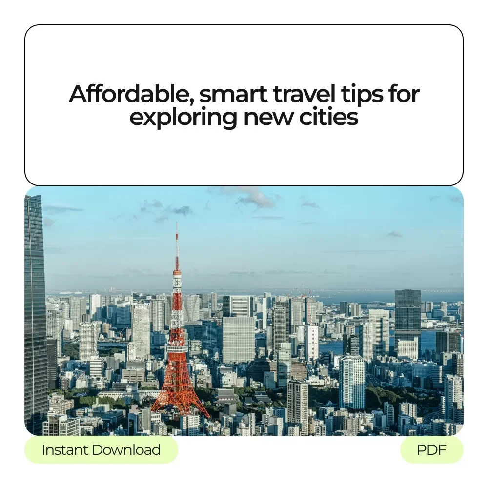 A Smart Bundle for a Clever City Explorer: Cheap Ways to Get Around a New City