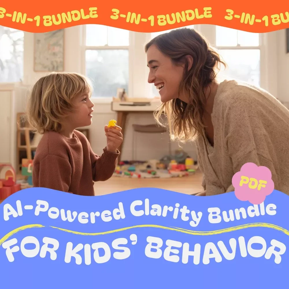 AI-Powered Clarity Bundle for Kids’ Behavior: Analyzing, Understanding, and Managing Emotions