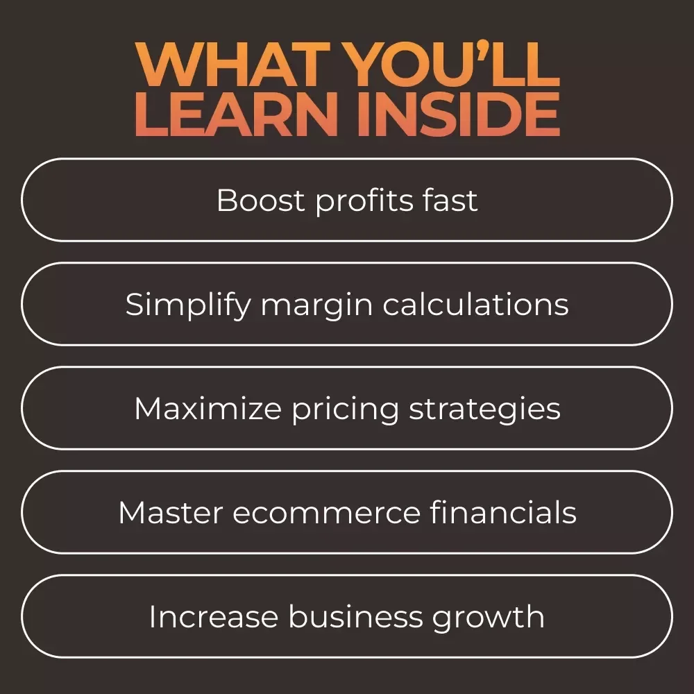 Profit Margin Basics Bundle: 4-in-1 Guide for Ecommerce Success