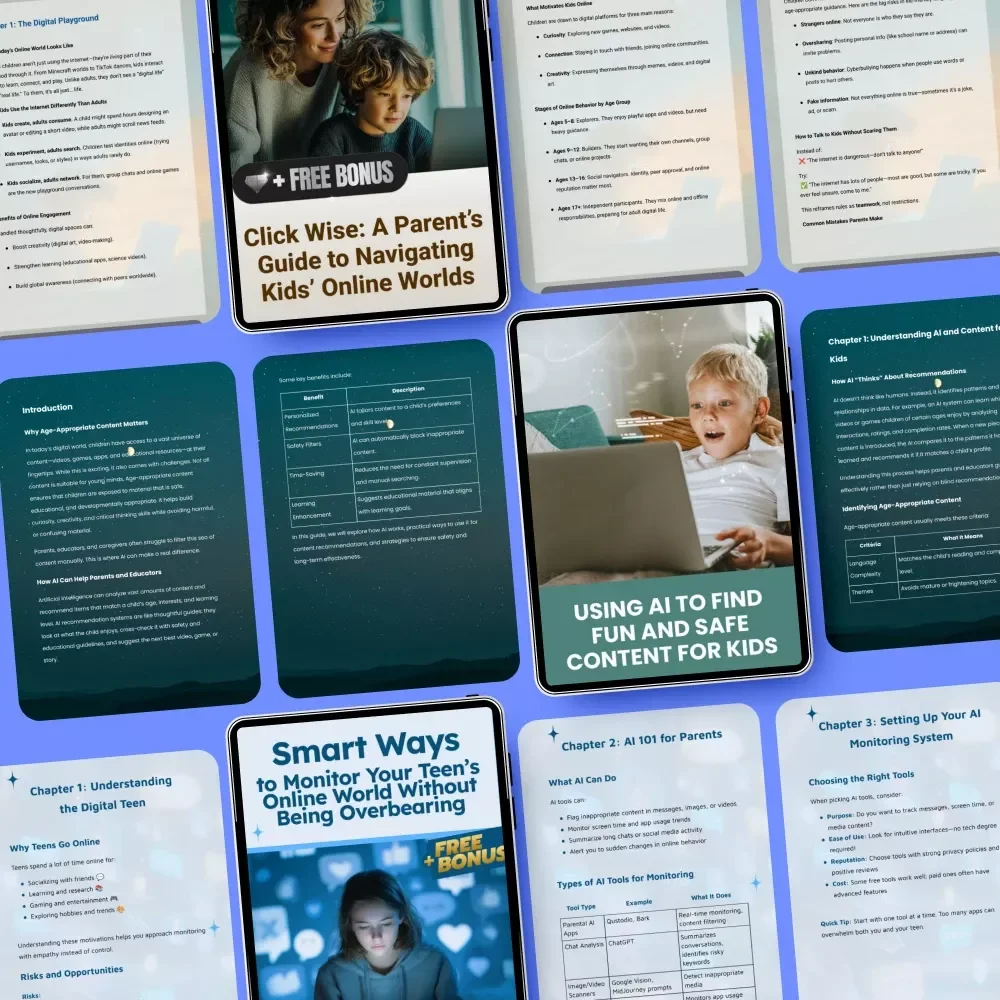Smart Monitoring System for Kids' Digital Lives – 5-in-1 Bundle for Parents