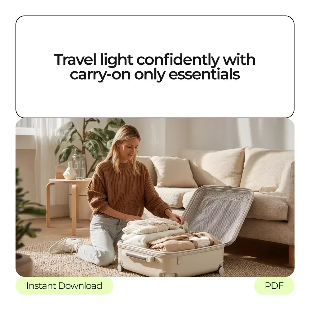 Everything You Need in a Single Carry On – How to Travel with Carry On Only
