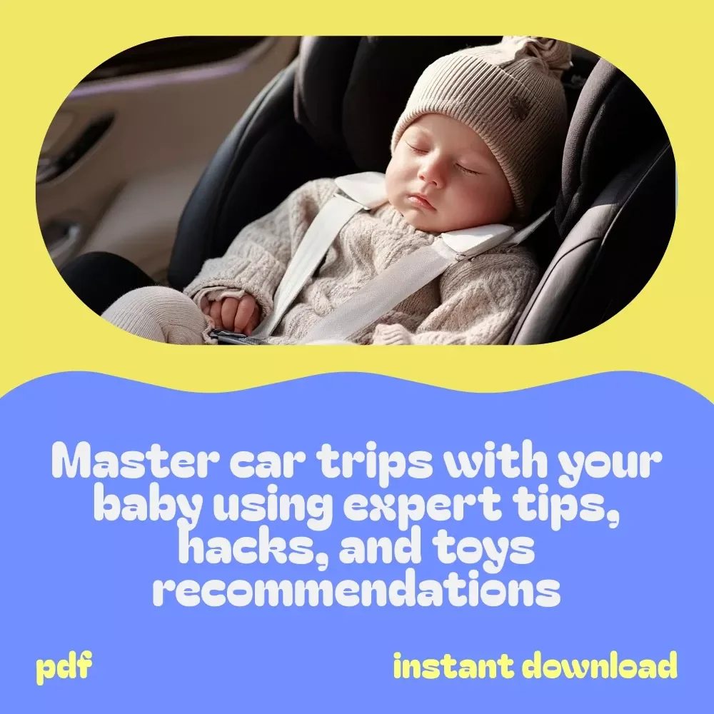 Road-Ready Baby Toolkit for Comfortable and Safe Car Trips - 3-in-1 Bundle for New Parents