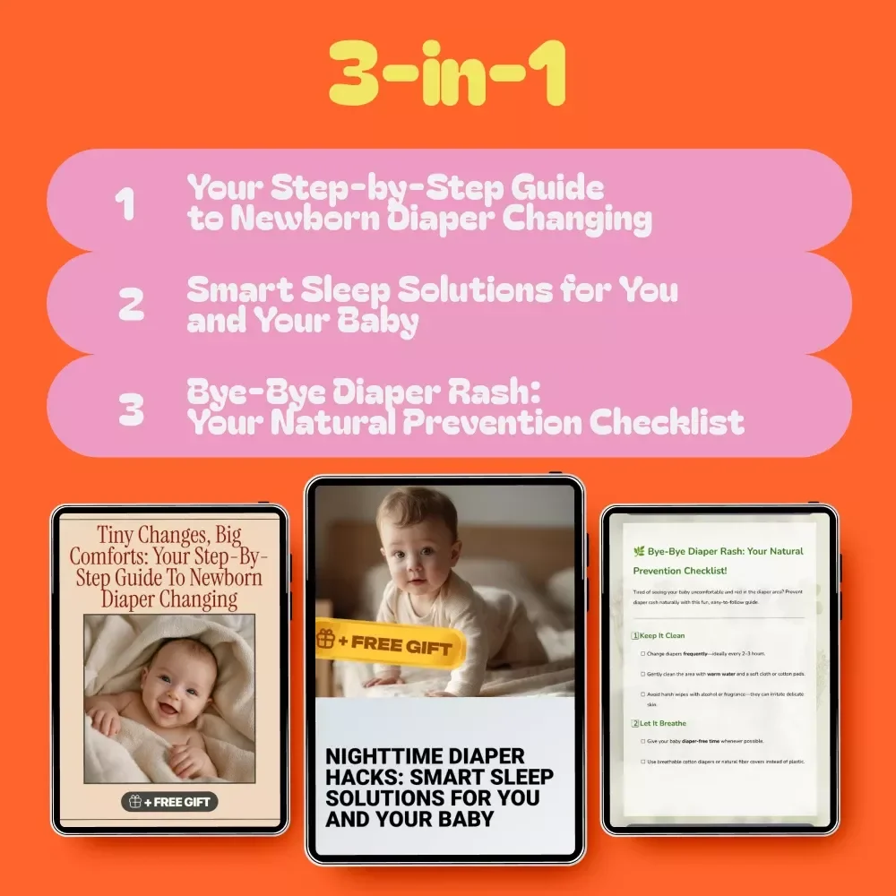 Clean & Calm System for Diaper Changes: 3-in-1 Bundle - Diapering Guide, Hacks, & Checklist