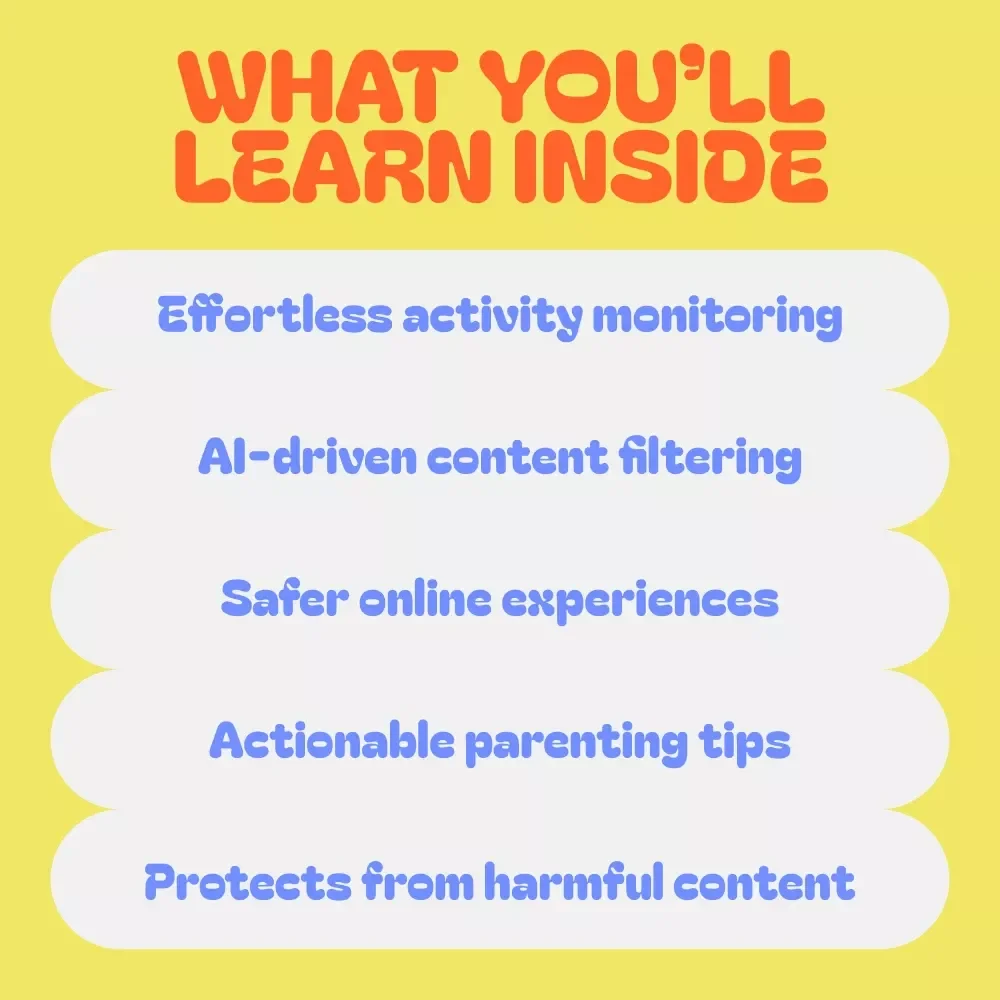 Smart Monitoring System for Kids' Digital Lives – 5-in-1 Bundle for Parents
