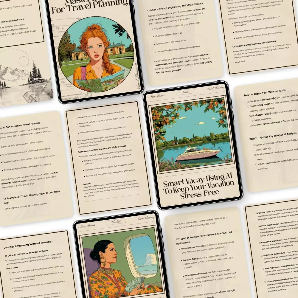 Your Ultimate AI Bundle for a Perfect Trip – Prompts for AI to Plan a Vacation