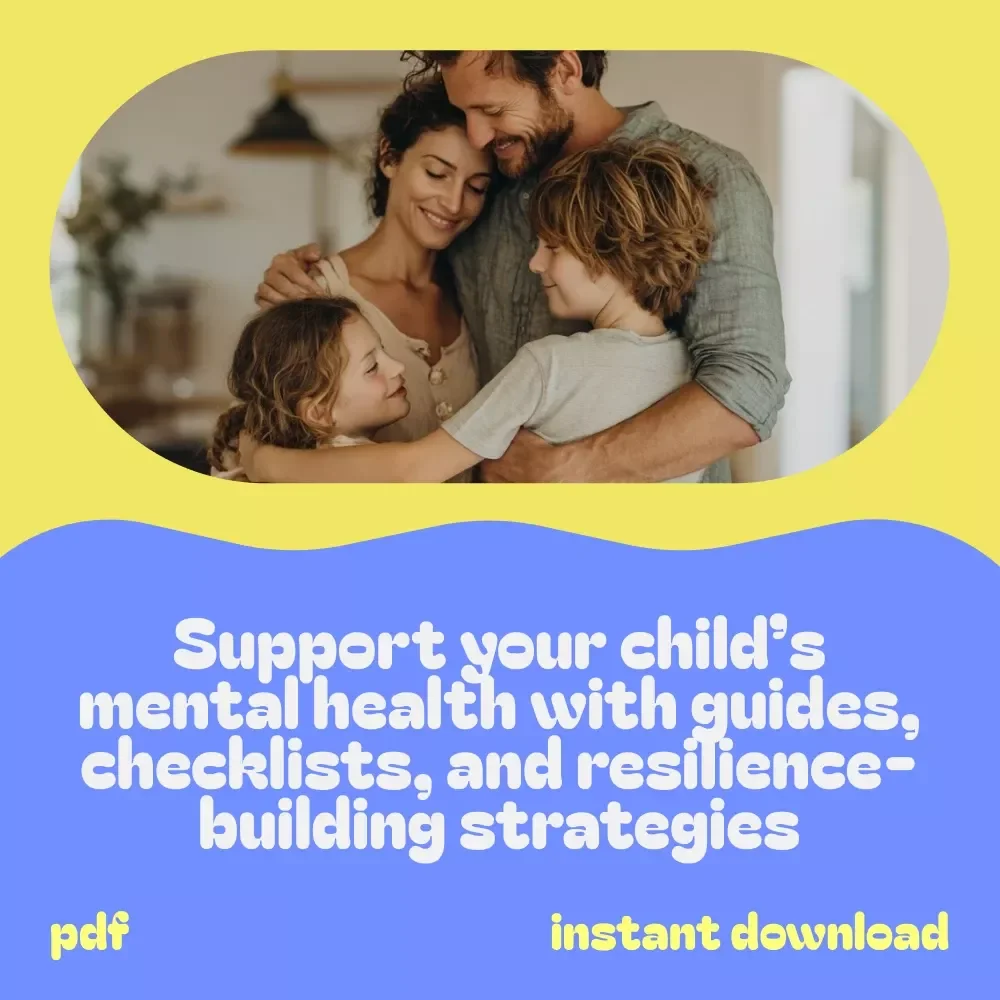 Mental Health Support Bundle for Children’s Wellbeing - 3-in-1 Digital Download