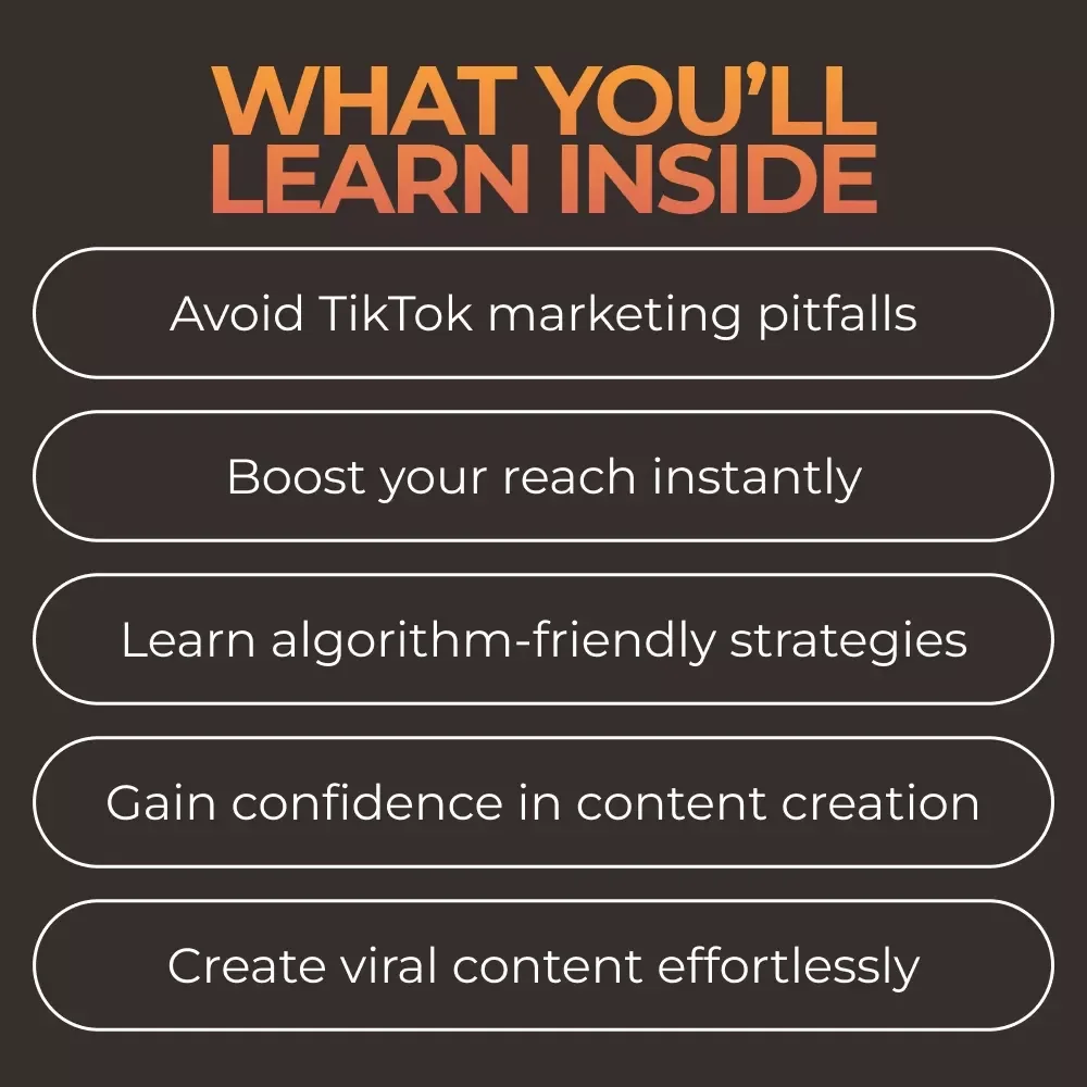 TikTok Mistake-Proof Pack for Marketing Success: 3-in-1 Bundle for Beginners