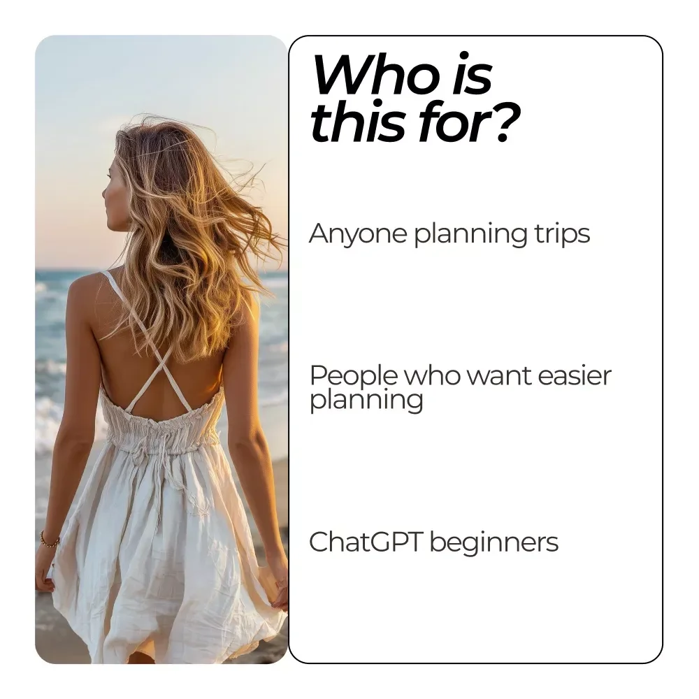 Travel without Stress Using ChatGPT Bundle | How to Use ChatGPT for Trip Planning