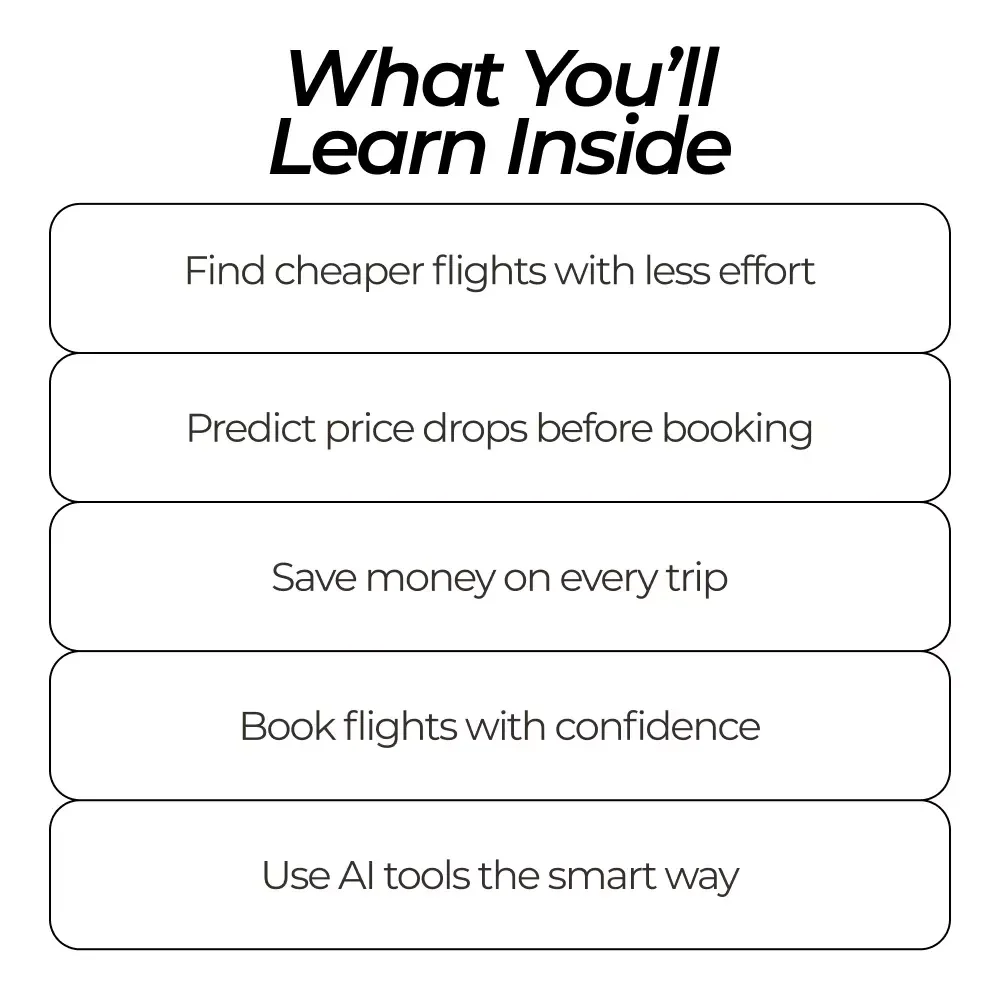 Travel Smarter with a Flight Price Hacker | AI Tools to Find Cheap Flights Bundle