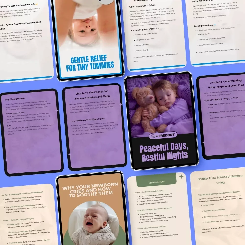 Soothing Starts with a Newborn Support System – 3-in-1 Bundle of Guides, eBooks, and Checklists