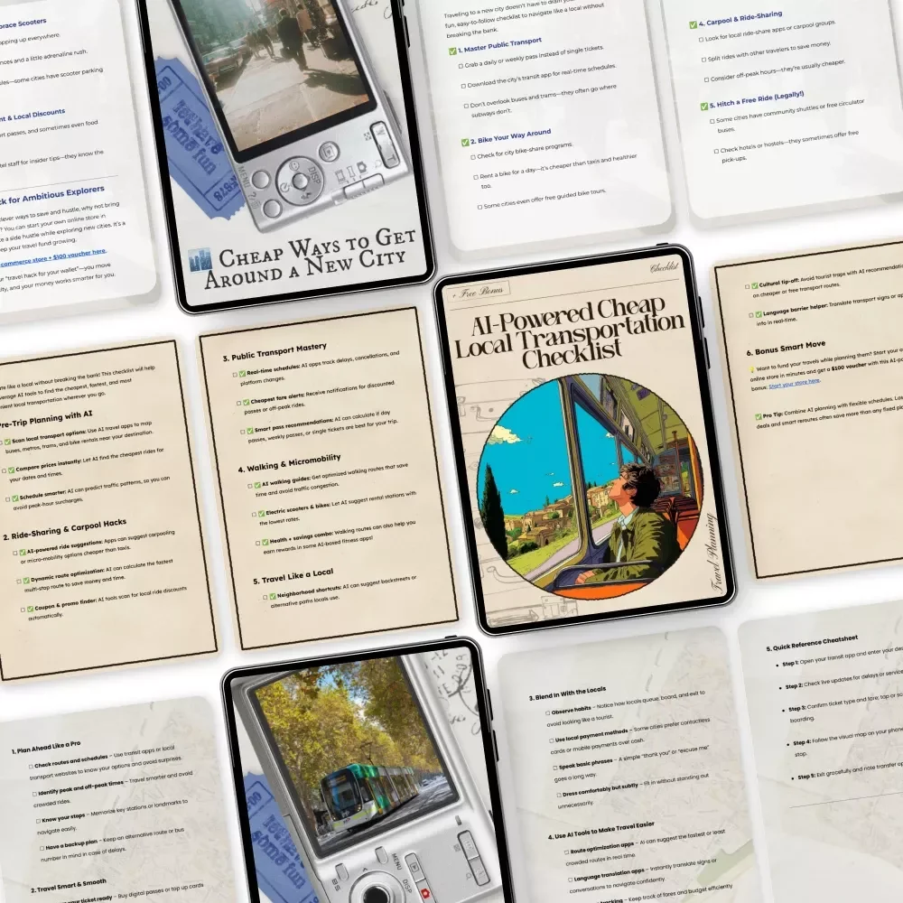 A Smart Bundle for a Clever City Explorer: Cheap Ways to Get Around a New City