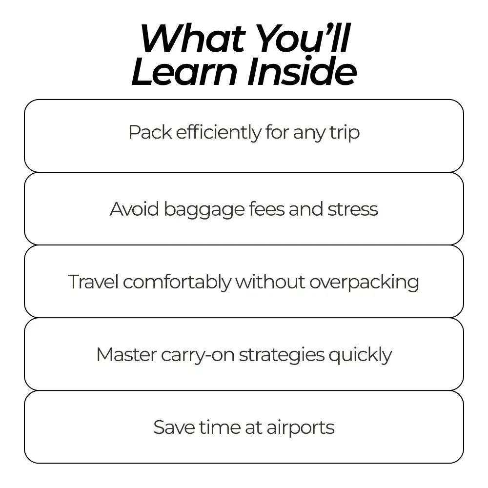 Everything You Need in a Single Carry On – How to Travel with Carry On Only
