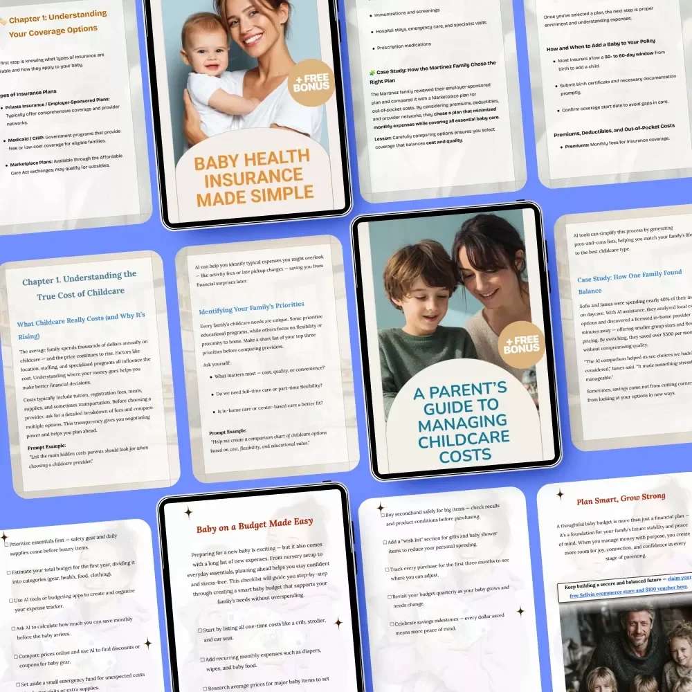 Plan, Save, Relax with a Baby Budget Toolkit – 3-in-1 Digital Download Bundle