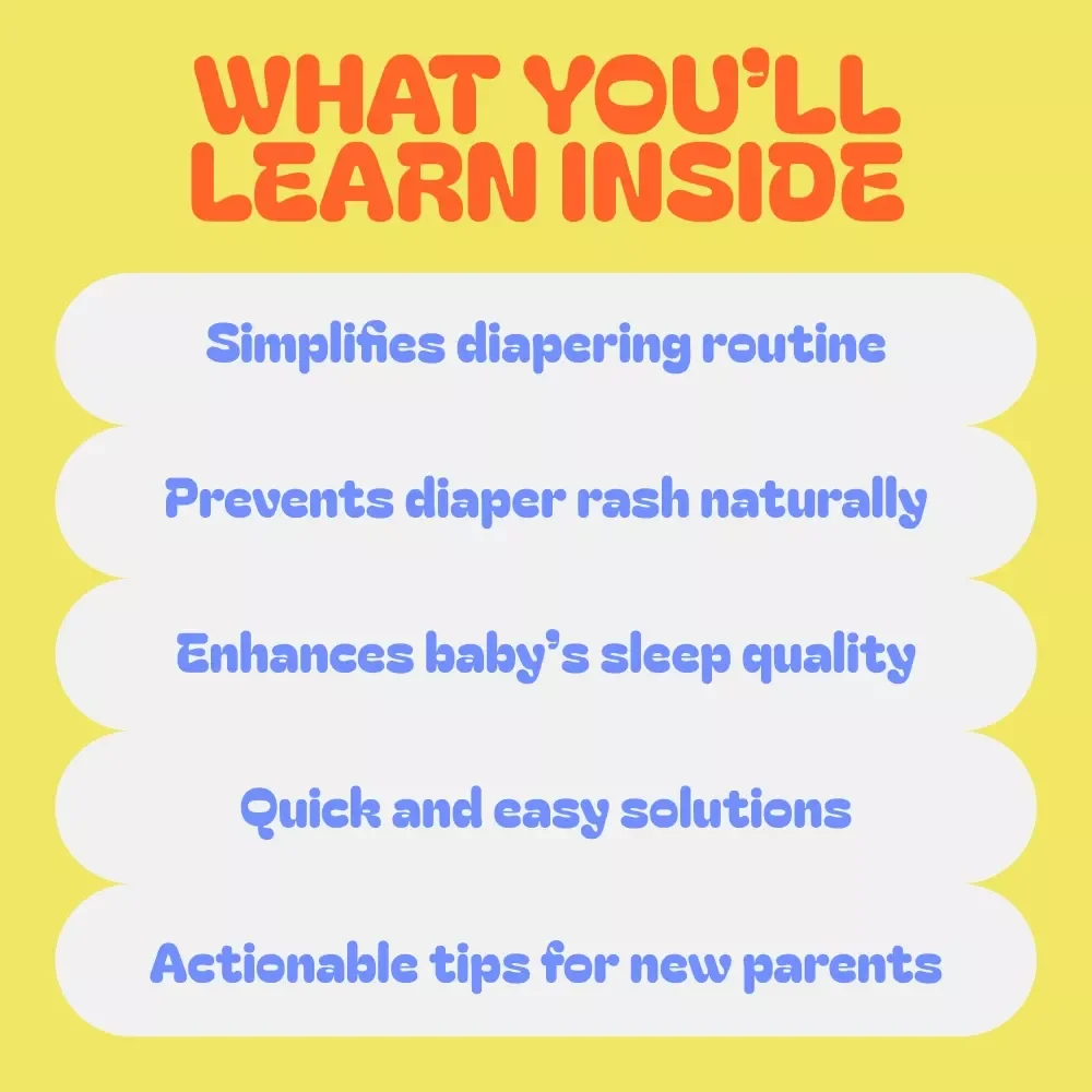 Clean & Calm System for Diaper Changes: 3-in-1 Bundle - Diapering Guide, Hacks, & Checklist
