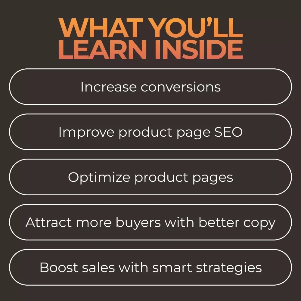 Product Page Success Toolkit: 3-in-1 Bundle for High-Converting eCommerce Pages