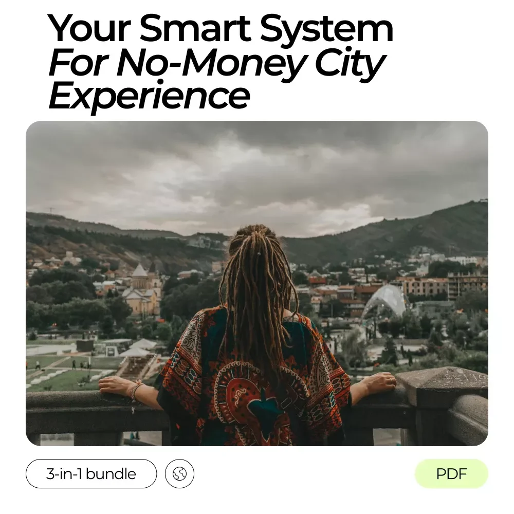 Your Smart System for No-Money City Experience: 3-in-1 Bundle of City Adventures