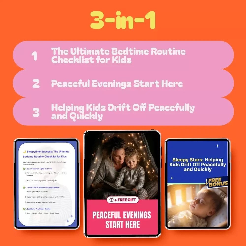 Sleepytime Success Toolkit for Families: 3-in-1 Bundle for Bedtime Routine Success