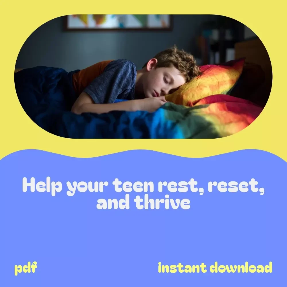 Teen Sleep Toolkit for Rest & Reset: 3-in-1 Bundle for Stress, Screen Time & Sleep Issues