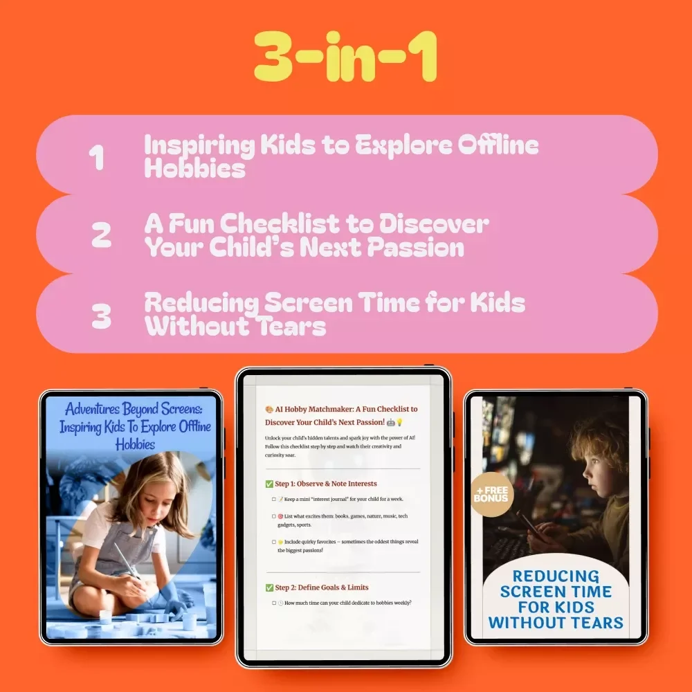 Raising Curious Kids with an Offline Fun System - 3-in-1 Digital Bundle for Encouraging Offline Hobbies