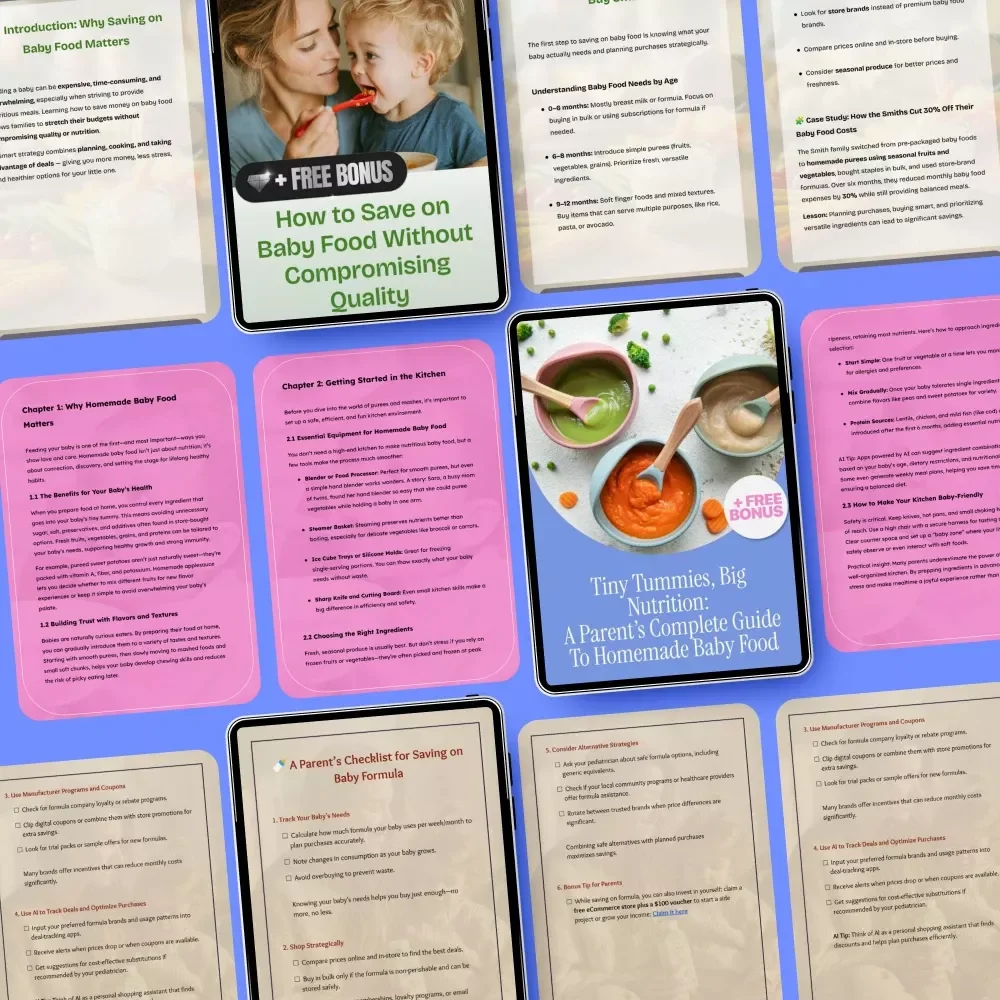 The Essential System to Feed Your Baby Well on a Budget - 3-in-1 Digital Bundle