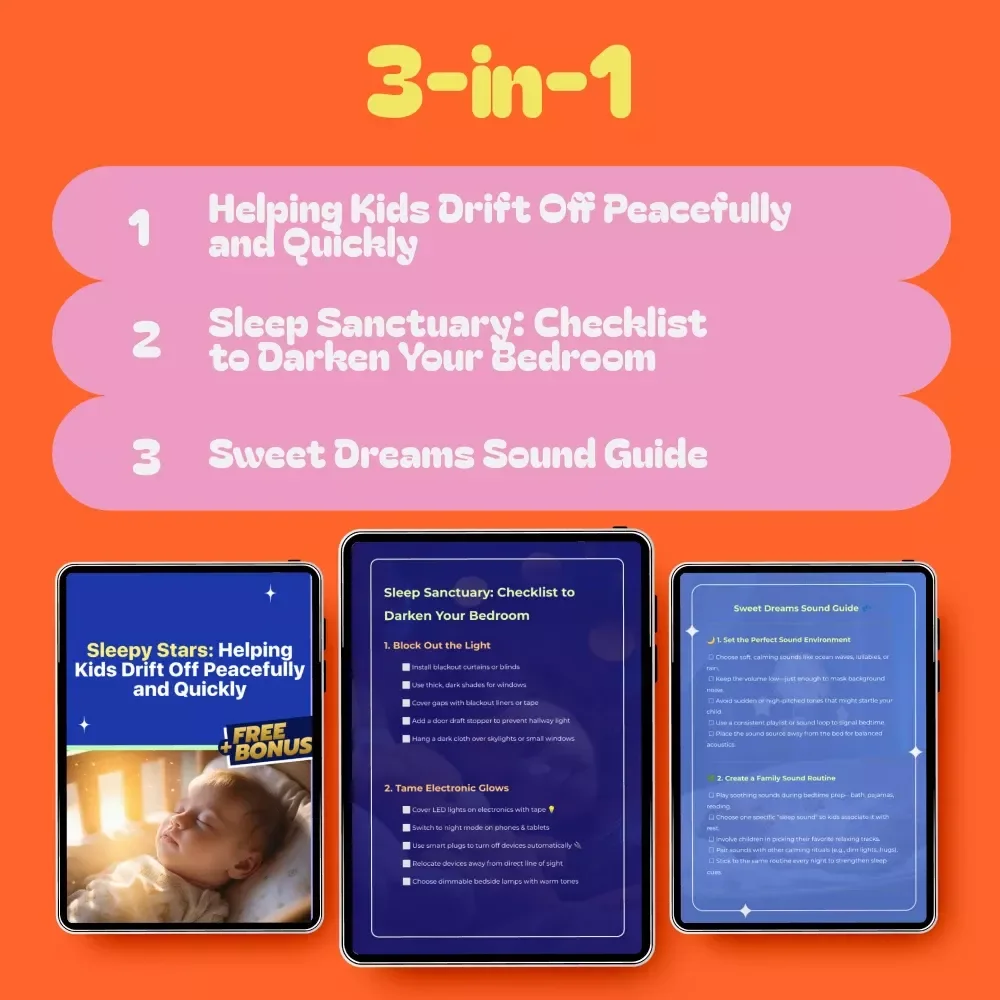 Falling Asleep Faster with Easy Bedtime Bundle: Sleepy Stars, Sleep Sanctuary & Sweet Dreams Guide