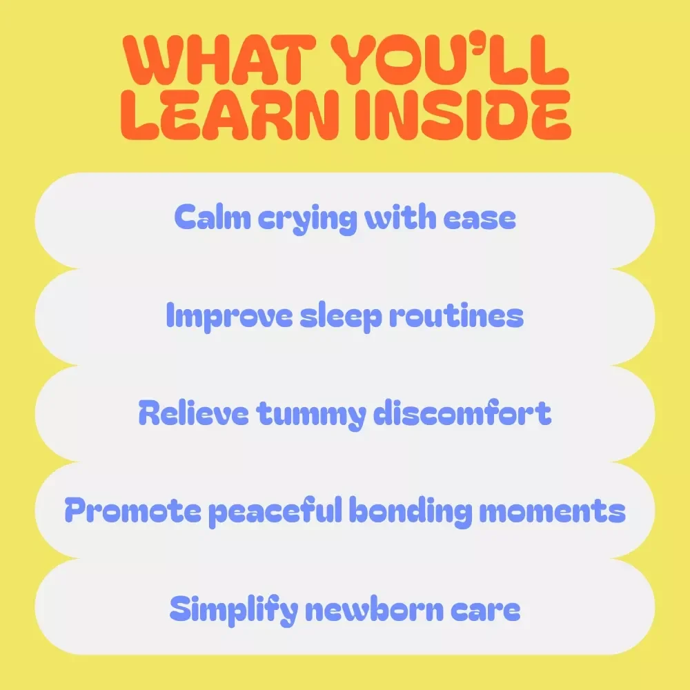 Soothing Starts with a Newborn Support System – 3-in-1 Bundle of Guides, eBooks, and Checklists