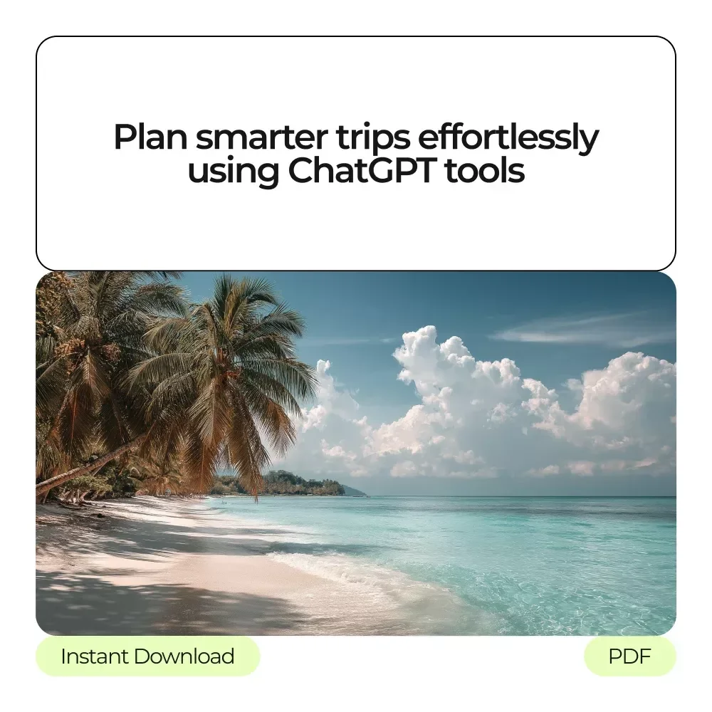 Travel without Stress Using ChatGPT Bundle | How to Use ChatGPT for Trip Planning