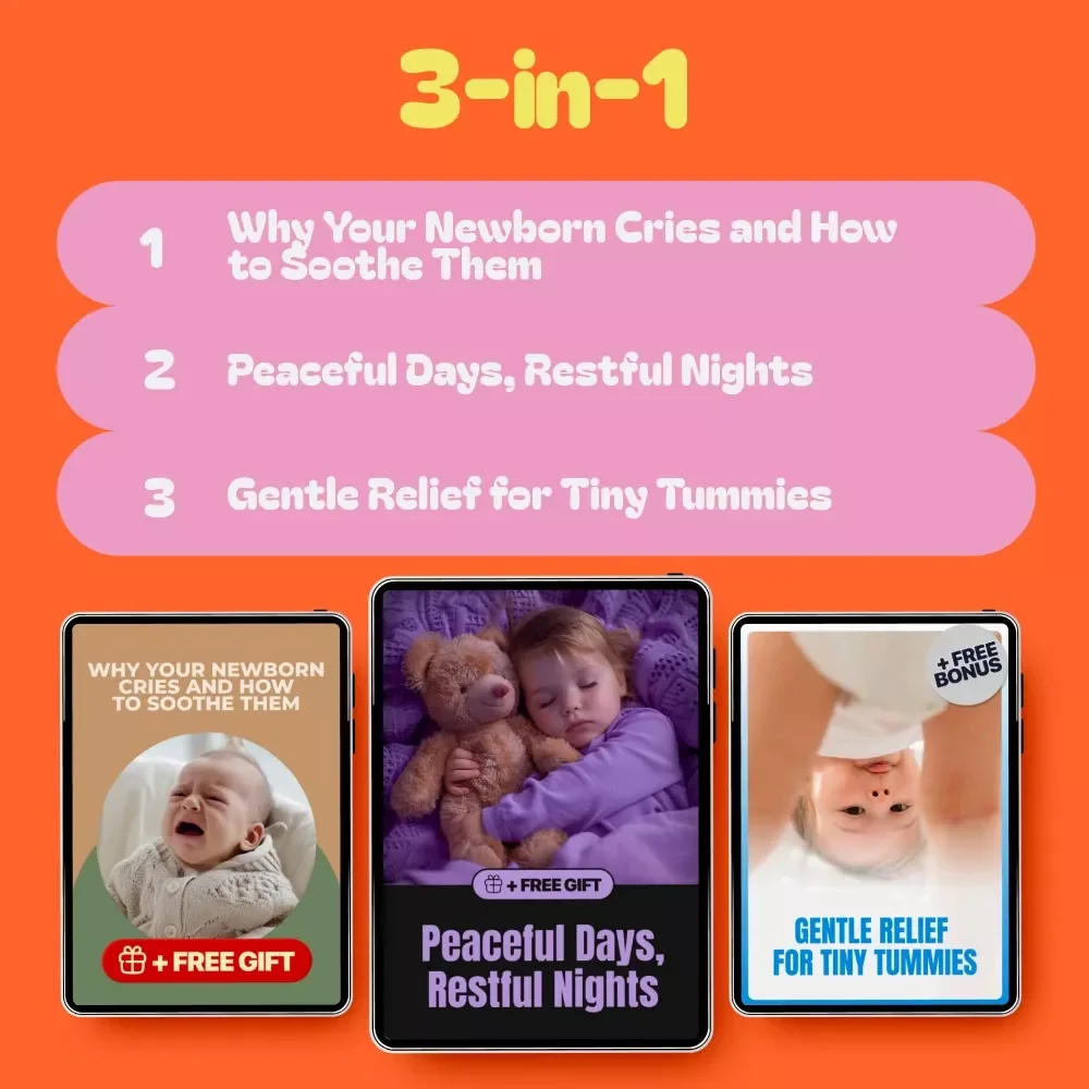 Soothing Starts with a Newborn Support System – 3-in-1 Bundle of Guides, eBooks, and Checklists