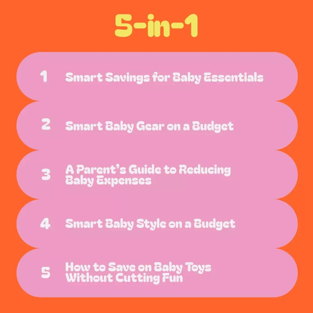 Cost-Cutting Toolkit for Baby Gear Choices - 5-in-1 Digital Download Bundle