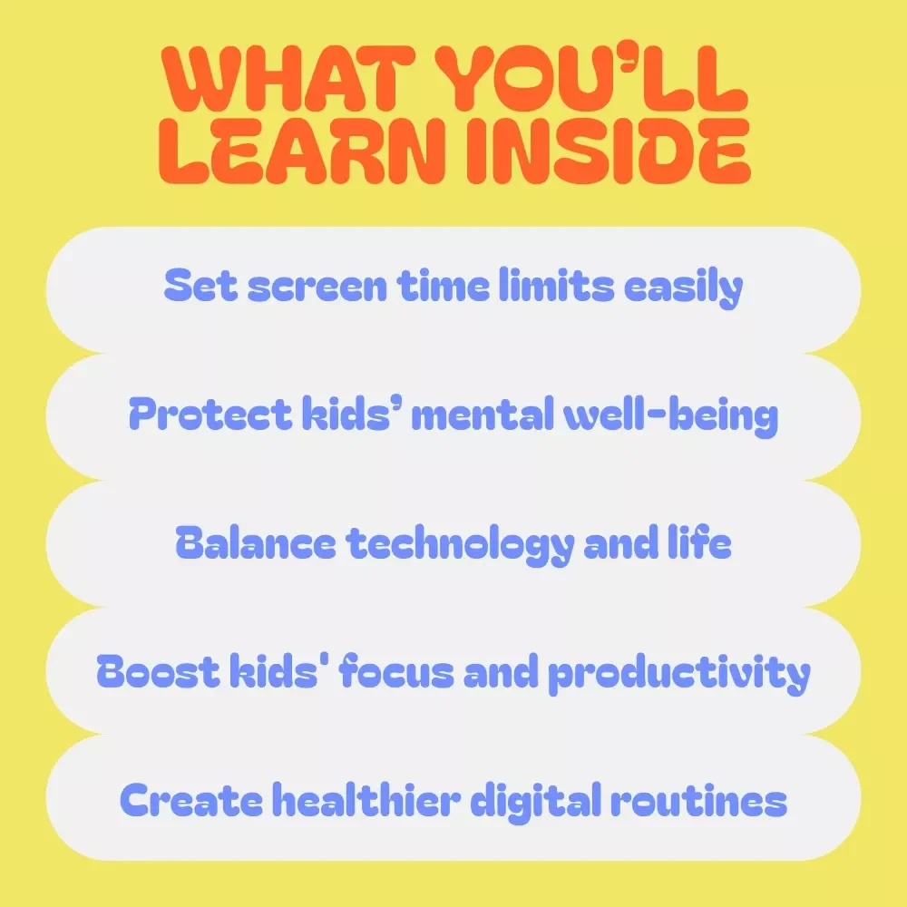 AI Bundle to Support Healthy Tech Habits: Screen Time Limits & Kid Protection Guides