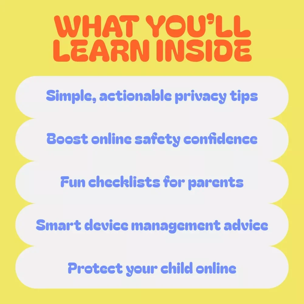 Digital Privacy Bundle to Keep Your Kids Safe | 5-in-1 Guides & Checklists for Parents