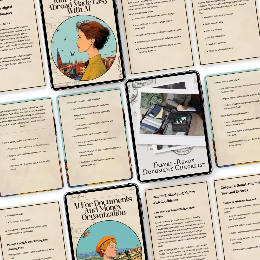 Your Stress-Free Travel Document Bundle – Document Checklist Before You Travel