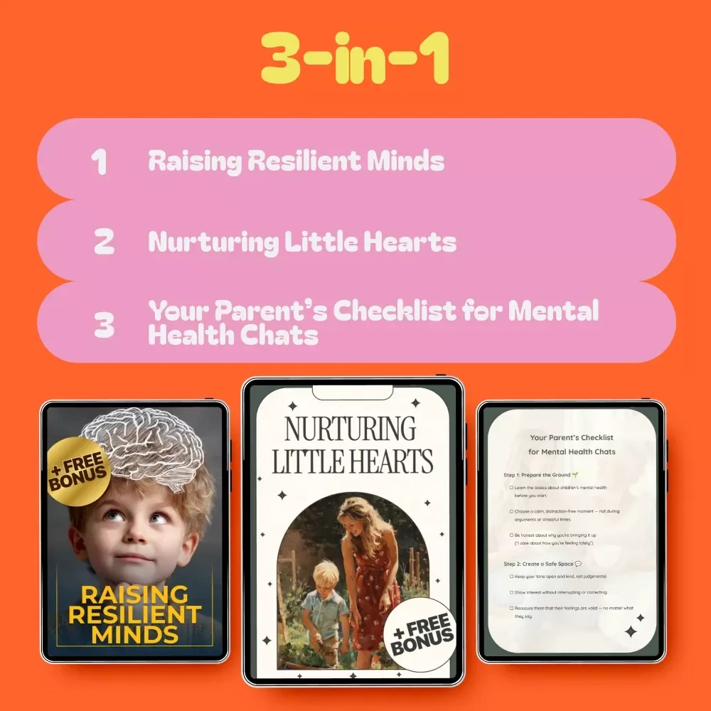 Mental Health Support Bundle for Children’s Wellbeing - 3-in-1 Digital Download