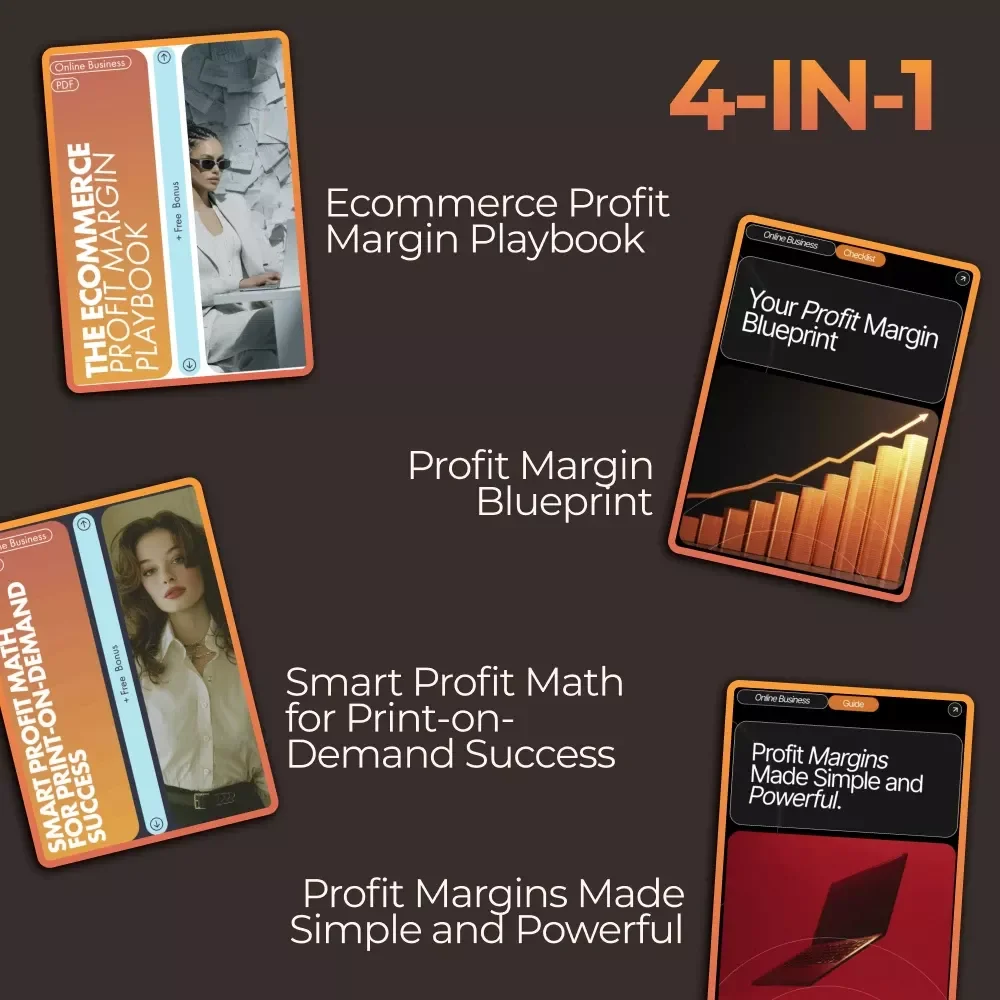 Profit Margin Basics Bundle: 4-in-1 Guide for Ecommerce Success