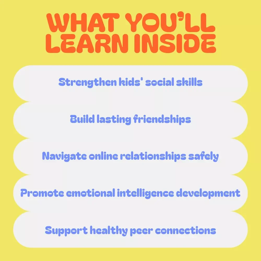 Strong Bonds Toolkit for Kids' Friendships - A 3-in-1 Digital Bundle for Parents