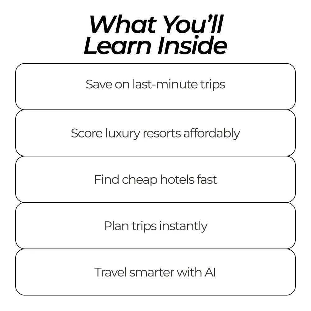 Embrace Spontaneous Trips for Smart Prices – AI for Last Minute Travel Deals