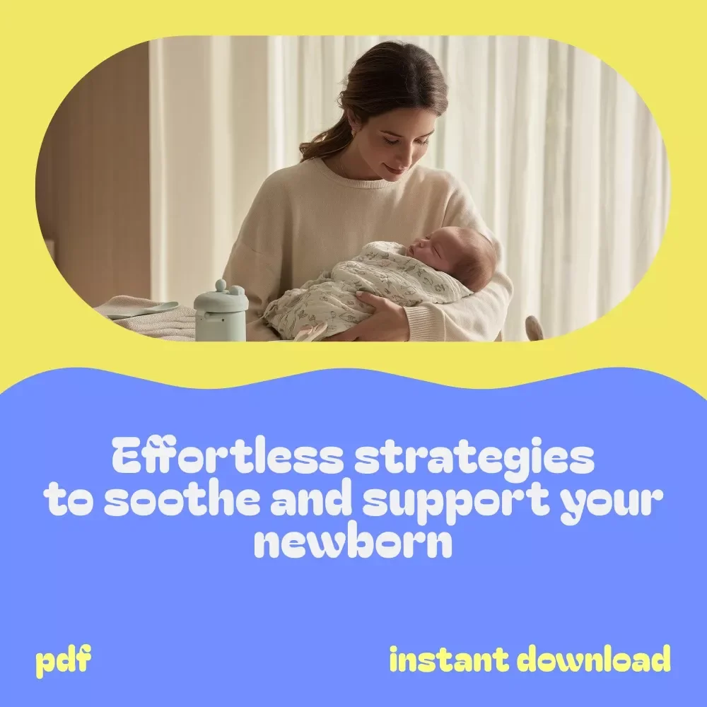 Soothing Starts with a Newborn Support System – 3-in-1 Bundle of Guides, eBooks, and Checklists
