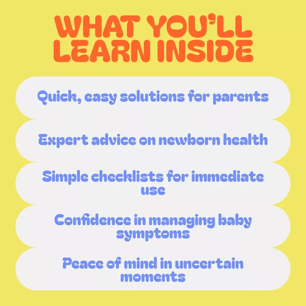 Calm Decisions System for Newborn Symptoms - 4-in-1 Digital Download Bundle